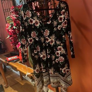 Three Pink Hearts Large Dress